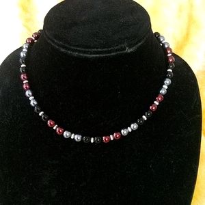 Beautiful multi colored beaded necklace